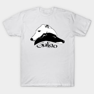 Yin Yang Galgo Dog T-Shirt